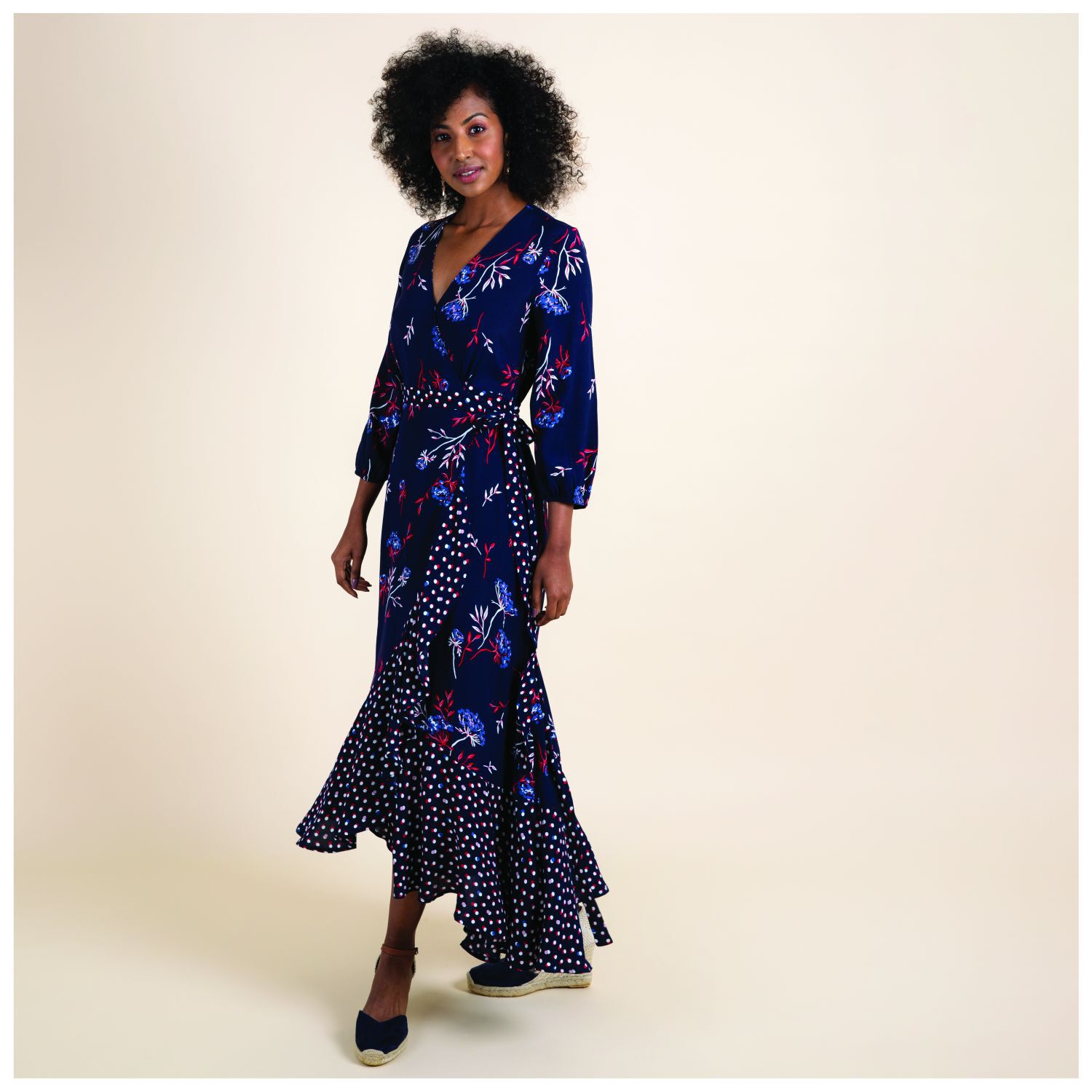alyssa wrap dress