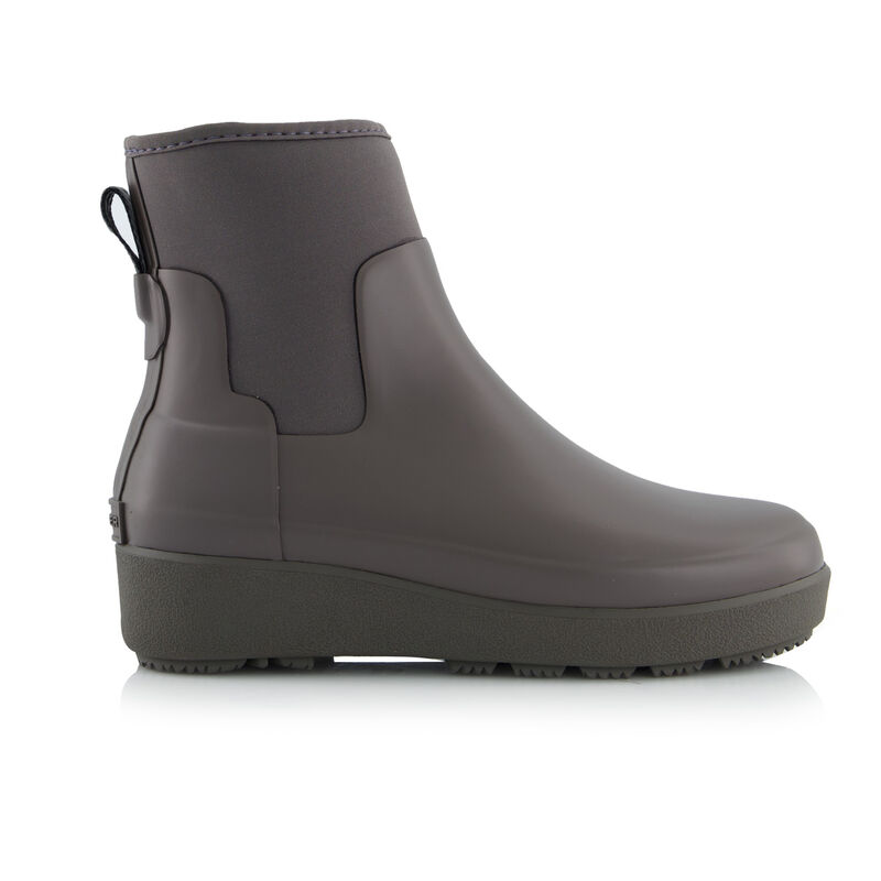 women's refined slim fit neoprene creeper short boots